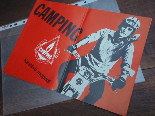 CAMPING MOPEDI esittelylehtinen.