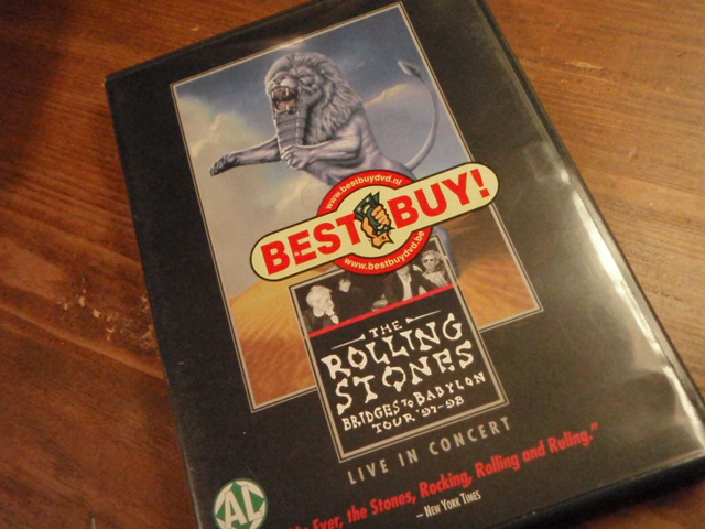 ROLLING STONES bridges to babylon. DVD.