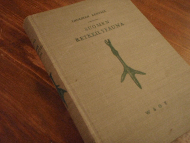 renvall thorsten. SUOMEN RETKEILYFAUNA. 2p.