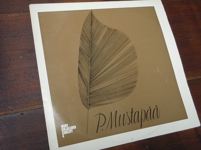 MUSTAPÄÄ P. wsoy kirjallinen äänilevy 4.