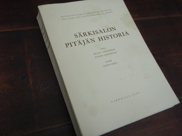 granholm-häggblom. SÄRKISALON PITÄJÄN HISTORIA 1p.