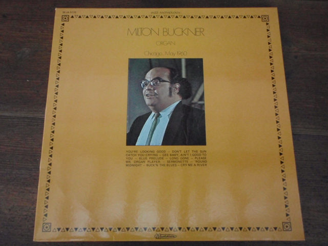 BUCKNER MILTON organ chicago may 1960. jazz.