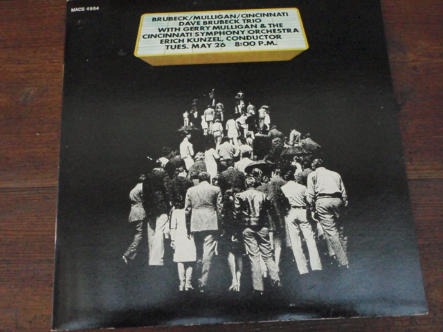 BRUBECK/MULLIGAN/CINCINNATI.  jazz.
