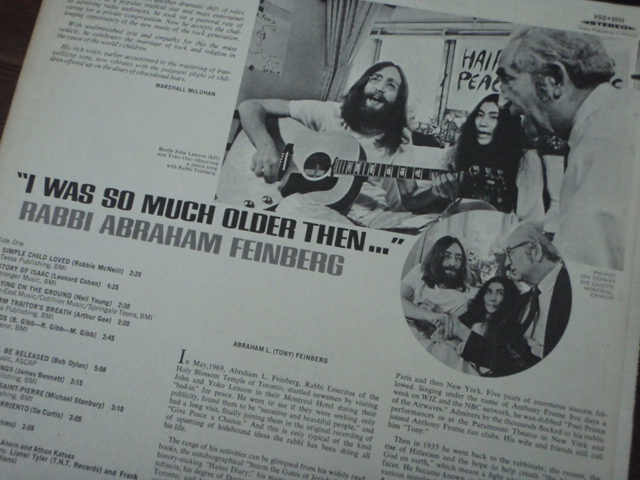 FEINBERG ABRAHAM RABBI. I was so much older then. 1