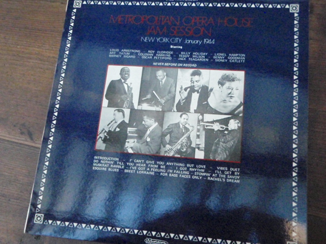 METROPOLITAN OPERA HOUSE JAM SESSION,new york jan,1944. jazz.