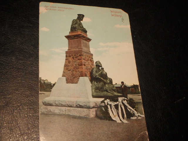 WIIPURI.agricolan muistopatsas. 1912.kulkenut.