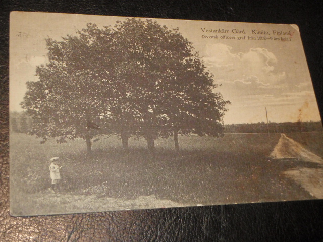 KIMITO.vestankär gård.svensk officers graf från 1808-09,,