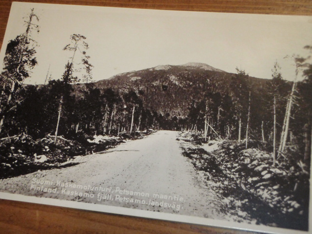 PETSAMO. kaskamotunturi,petsamon maantie. 89.