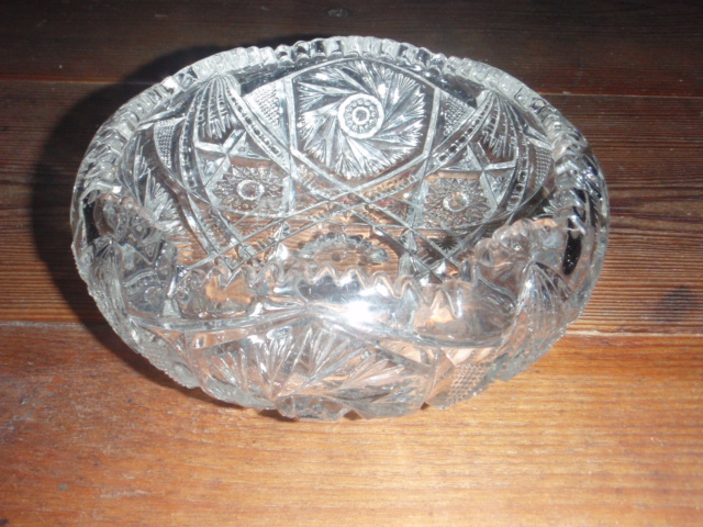 riihimäki.KRISTALLI kulho. h,15cm.