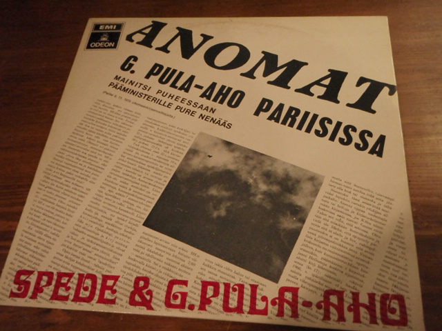 SPEDE & G PULA-AHO g pula-aho pariisissa.