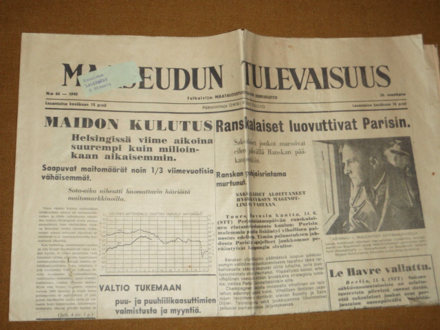 maasudun tulevaisuus 15,6-1940