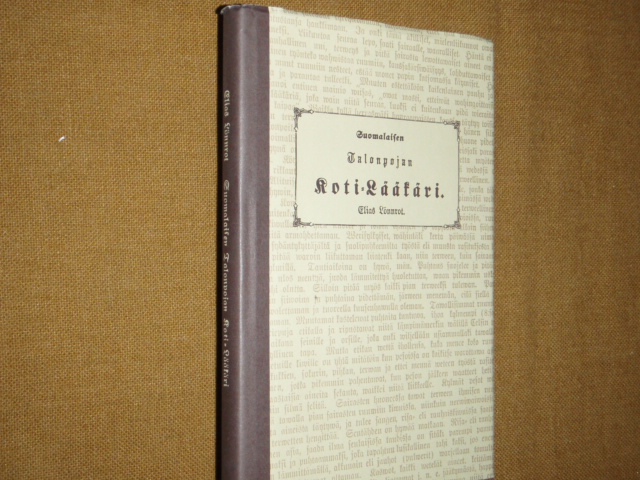 lönnrot elias, SUOMALAISEN TALONPOJAN KOTI-LÄÄKÄRI