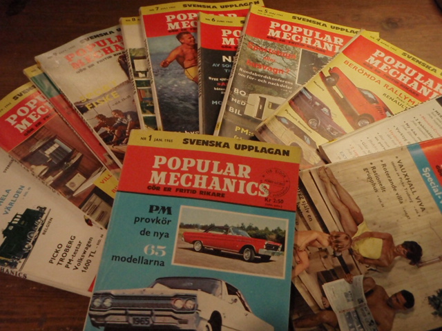 POPULAR MECHANICS.(ruotsi) v.1965. klikkaa.