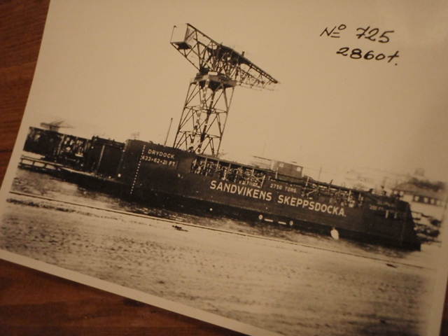 laiva. SANDVIKENS SKEPPSDOCKA. valokuva 19.