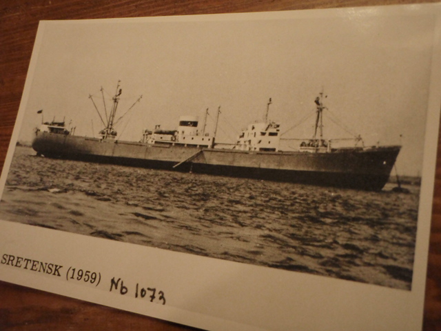 laiva.SRETENSK 1959. valokuva. 15.