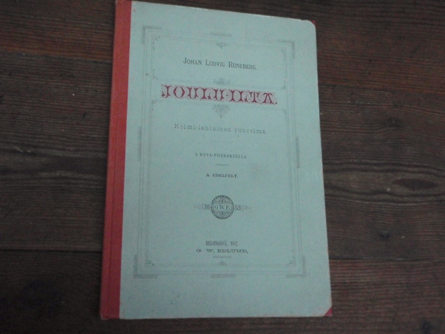 RUNEBERG LUDVIG JOHN.  JOULU-ILTA.
