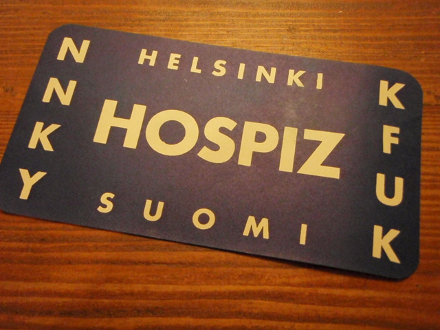 matkalaukku etketti(50-60 lukua) HOSPIZ helsinki.