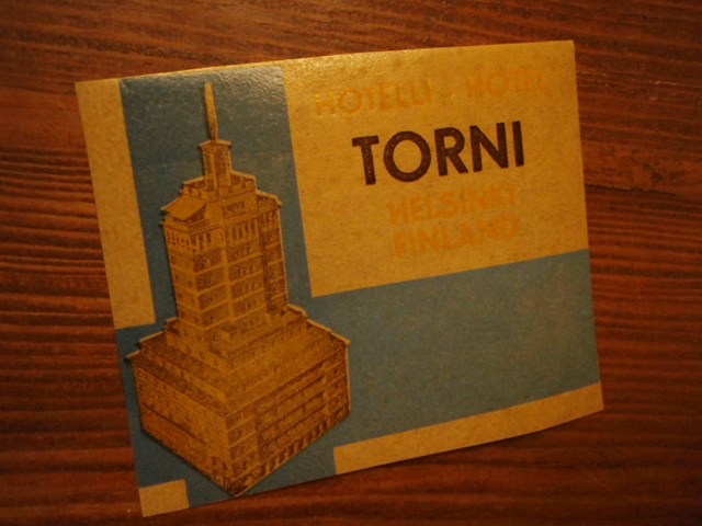 matkalaukku etketti(50-60 lukua)  TORNI.