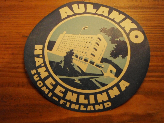 matkalaukku etketti(50-60 lukua) AULANKO.