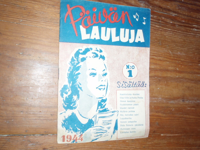 PÄIVÄN LAULUJA no,1  v,1944