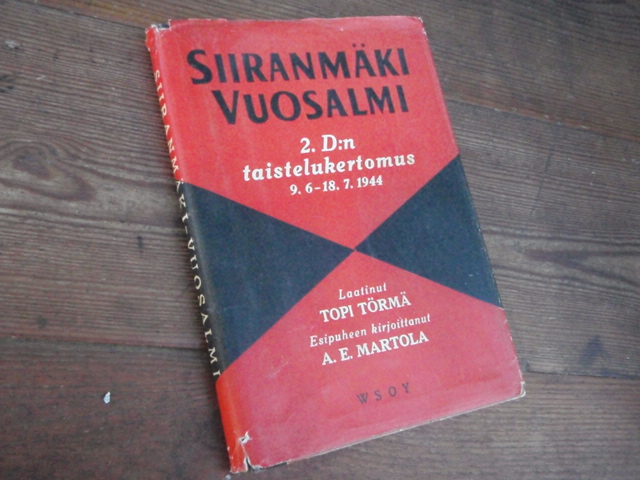 SIIRAMÄKI VUOSALMI 2D:n taistelukertomus,,,
