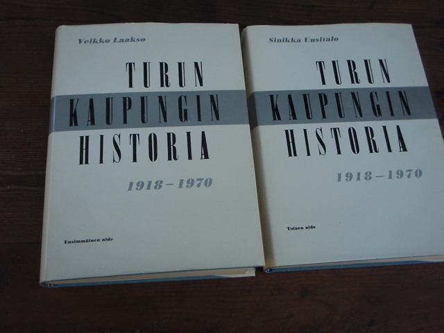 TURUN KAUPUNGIN HISTORIA. 1-2. v,1918-1970.
