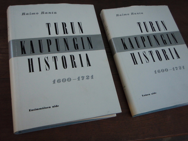 TURUN KAUPUNGIN HISTORIA. 1-2. v,1600-1721.