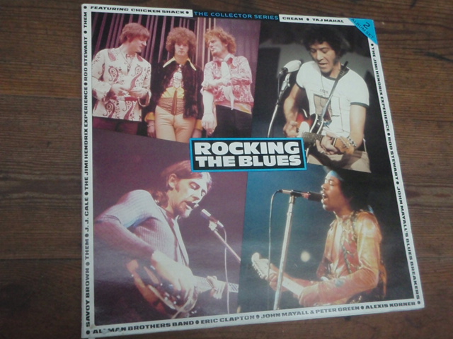 ROCKING THE BLUES. tupla-lp. various.