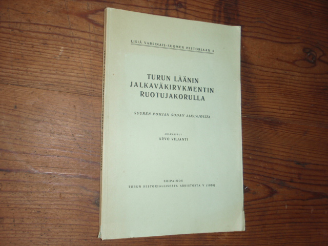 turun läänin JALKAVÄKI RUOTUJAKORULLA. eripainos -36.