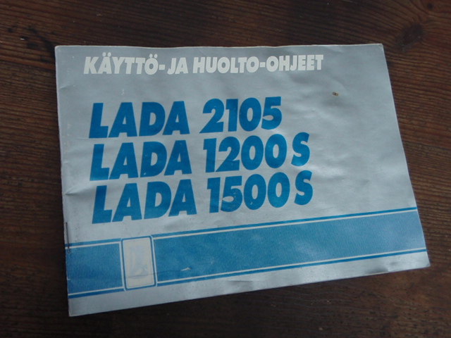 LADA 2105,,käyttö-ja huolto-ohjeet. v,70-80 luku