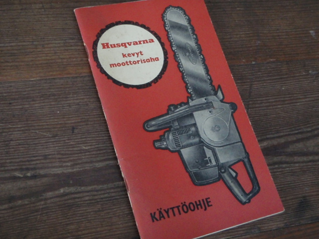 HUSGVARNA  kevyt moottorisaha, käyttöohje.