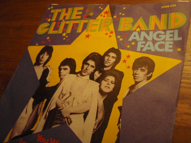 GLITTER BAND.angel face-you wouldn\'t leave me would you?