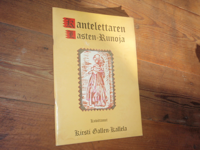 KANTELETTAREN LASTEN-RUNOJA. kuv:kirsti gallen kallela.