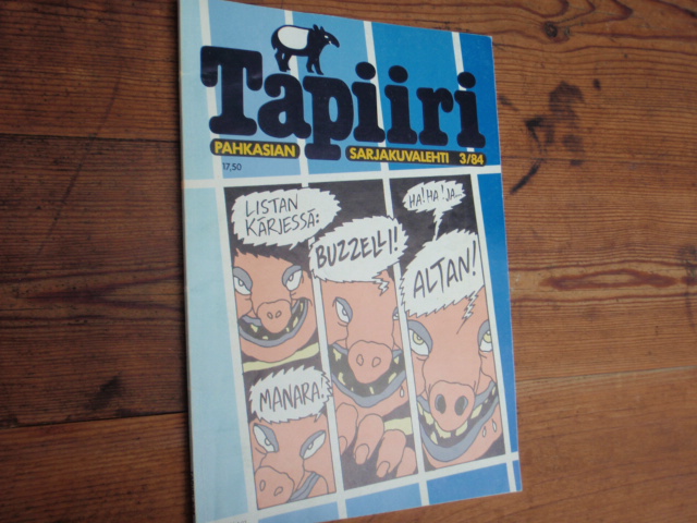 väri-TAPIIRI pahkasian sarjakuvalehti 3/84