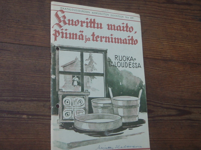 KUORITTU MAITO,PIIMÄ ja TERNIMAITO.ruokataloudessa. v,37.