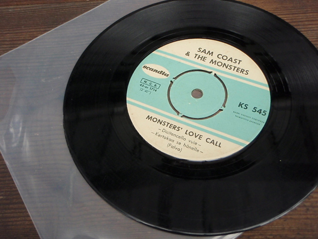 SAM COAST & the MONSTERA.monster\'love call-drum shake.singl.RARE