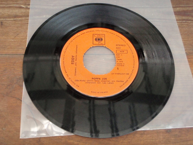 EDDY. poppa joe-carolina. single.