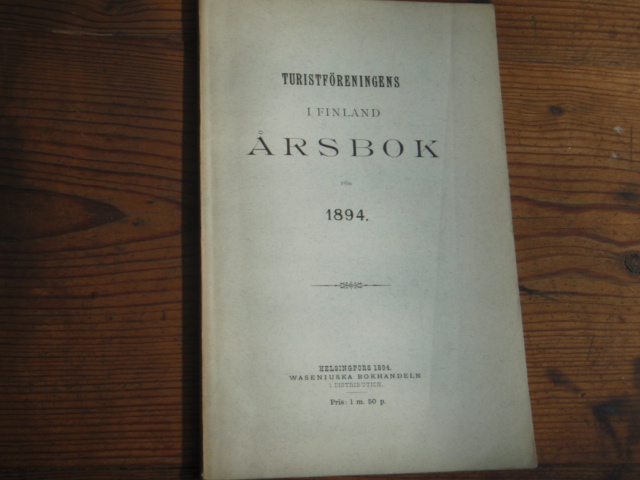 turistföreningens i finland ÅRSBOK 1894