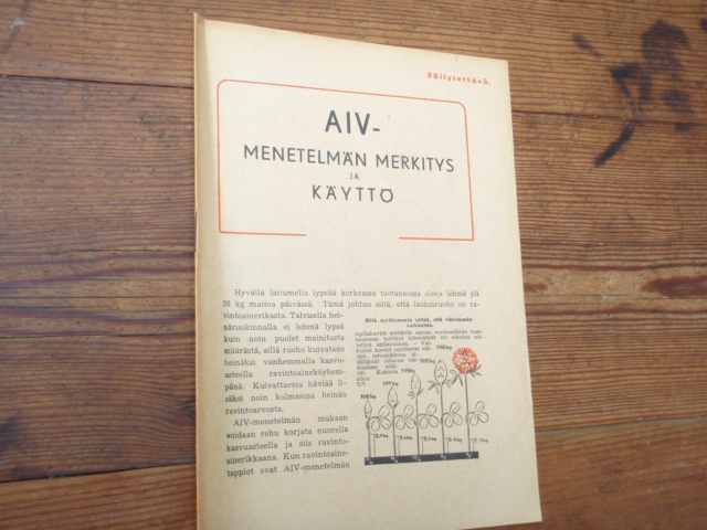 AIV-menetelmän merkitys ja käyttö. v,46.