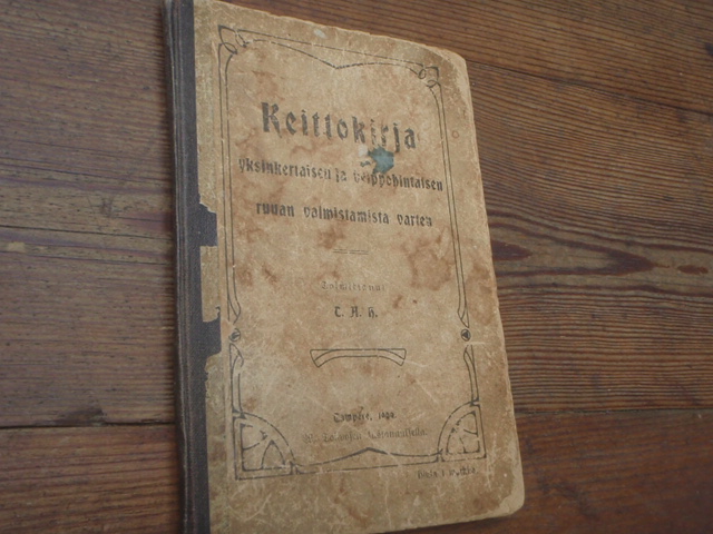 KEITTOKIRJA v,1909