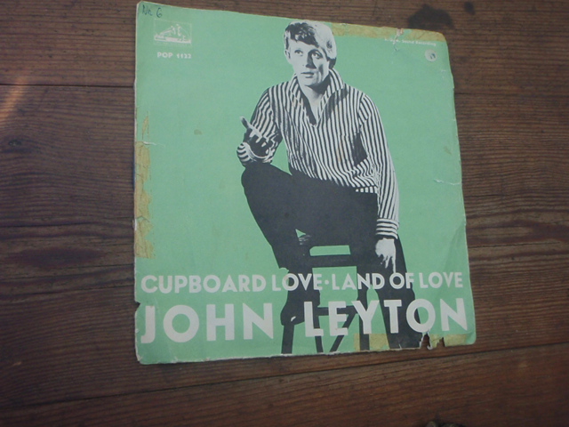 LEYTON JOHN.cupboard love-land of love. single.