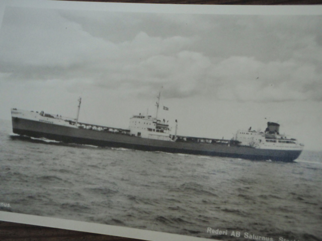 M/T SATURNUS. postikortti.ei kulkenut.