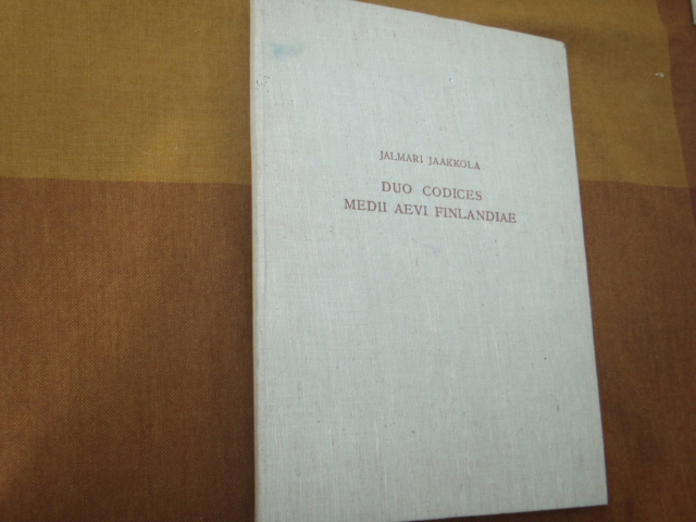 jaakkola j.DUO CODICES MEDII AEVI FINLANDIAE
