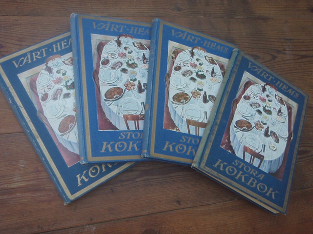 STORA KOKBOK(vårt hems) 1-4. v,1932.