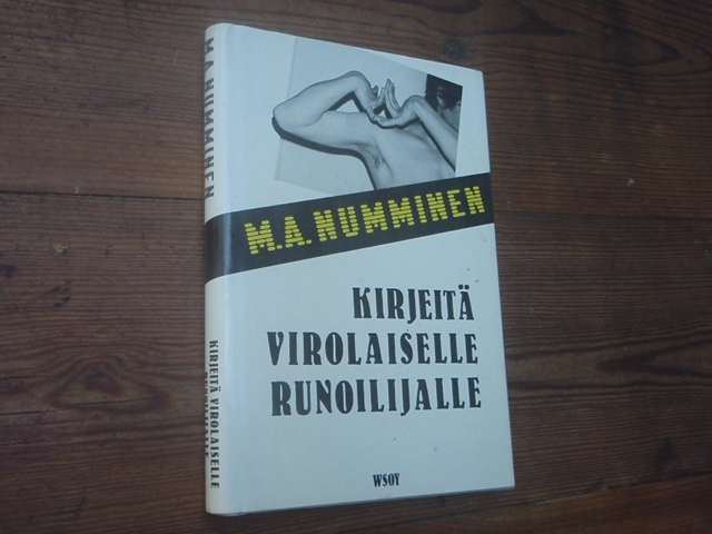 numminen m.a. KIRJEITÄ VIROLAISELLE RUNOILIJALLE.1p.