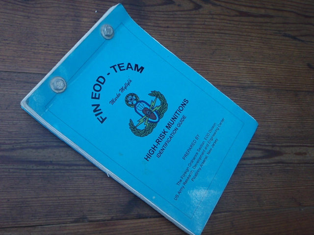 HIGH-RISK MUNITIONS identification guide.