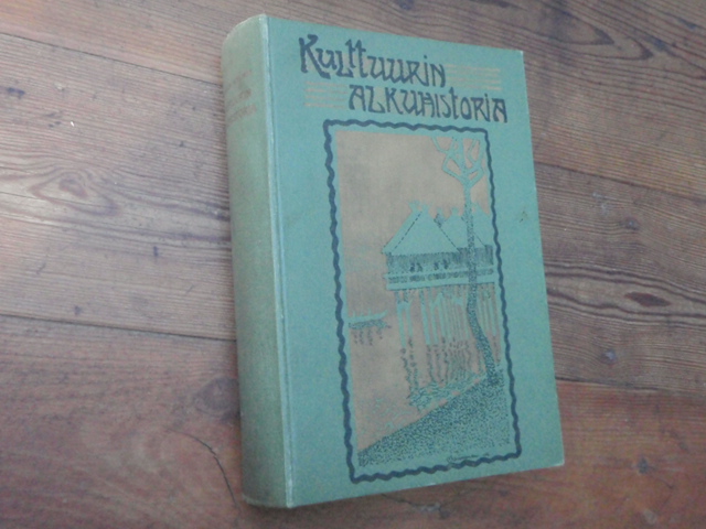 schurtz heinrich.KULTTUURIN ALKUHISTORIA.1p.  v,1914.