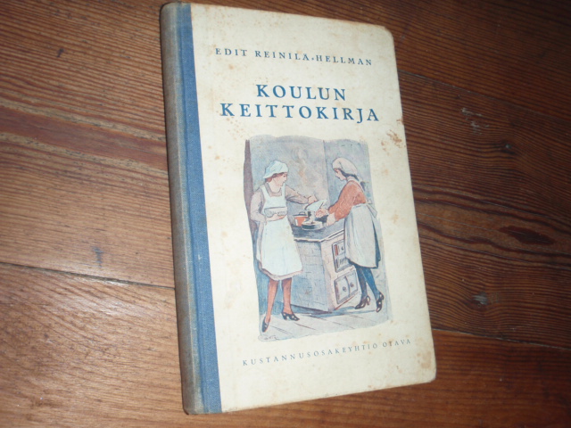reinilä-helman.KOULUN KEITTOKIRJA.3p. v,1938. MYYTY