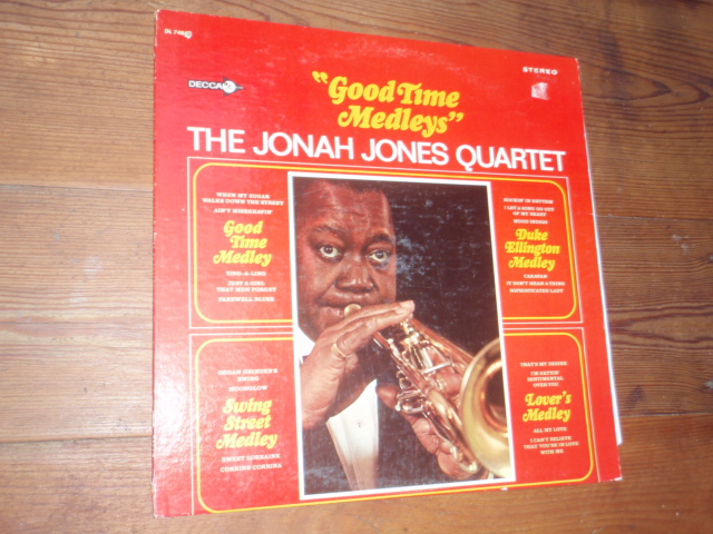 JONAH JONES QUARTET.good time medleys.jazz.