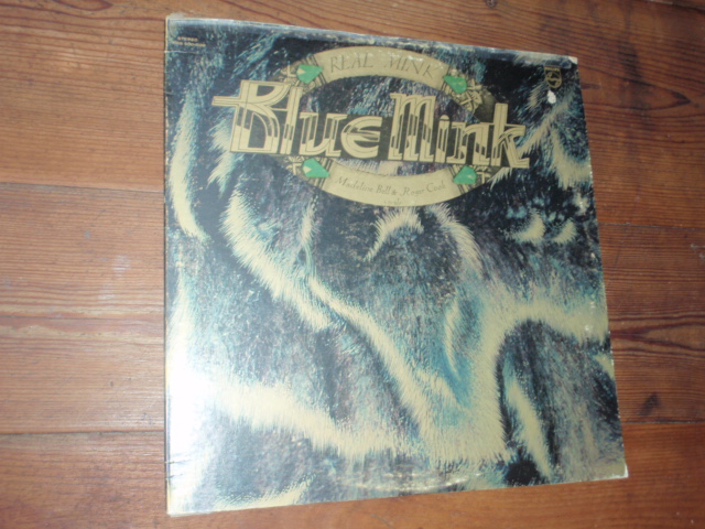 BLUE MINK. real mink.